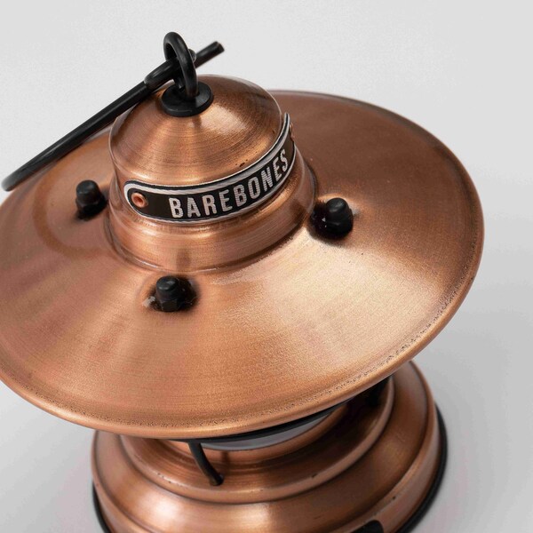 Barebones , Copper Edison Mini Lantern - Vintage, Dual Brightness